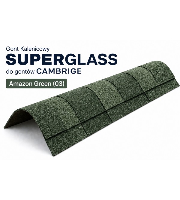 Gont Kalenicowy Superglass do gontów CAMBRIGE - Amazon Green (03) [IKO]