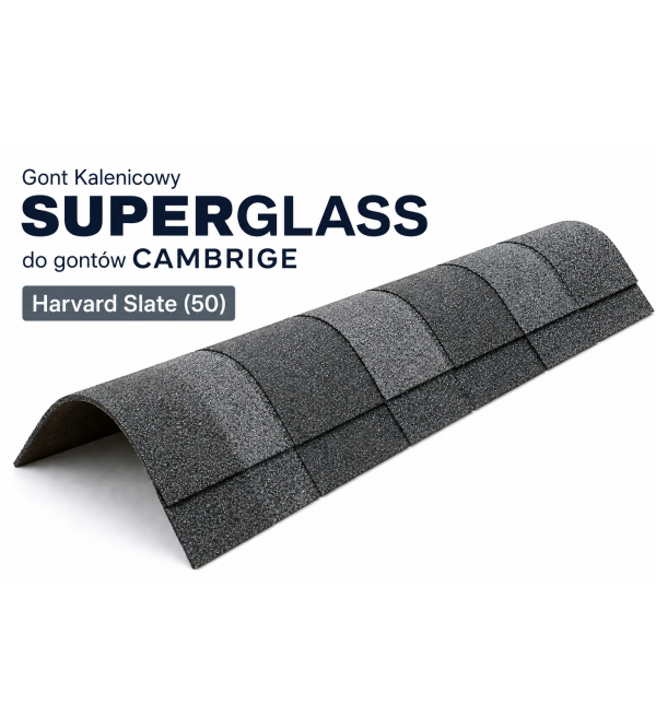 Gont Kalenicowy Superglass do gontów CAMBRIGE - Harvard Slate (50) [IKO]