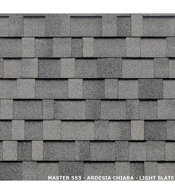 Gont Bitumiczny TEGOLA Master PREMIUM UNICA - LIGHT SLATE 553