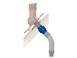 Skraplacz wodny kondensatu fi 125 U7000 - KLIK - [WIRPLAST]