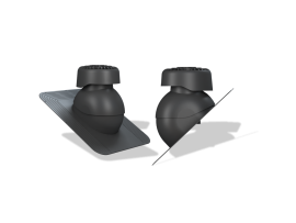 Wywietrznik Kanalizacji STANDARD pod gont/pape fi 110 K82 Antracytowy 7021 [WIRPLAST]