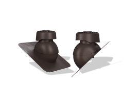 Wywietrznik Kanalizacji STANDARD pod gont/pape fi 110 K82 Brązowy 8019 [WIRPLAST]