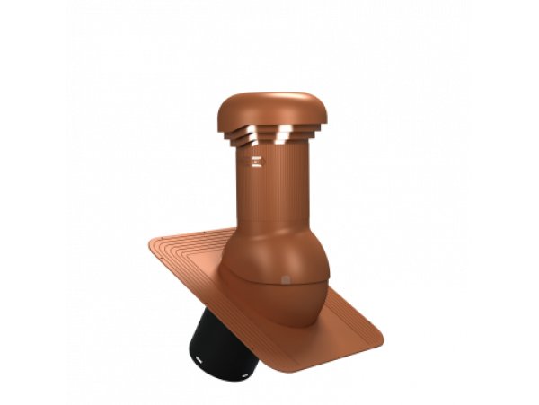 Kominek wentylacyjny z odpływem kondensatu Standard PRO fi150 H440 W02 - POD POKRYCIE Gont Bitumiczny [WIRPLAST]