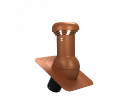 Kominek wentylacyjny z odpływem kondensatu Standard PRO fi125 /H440 W01 - POD POKRYCIE Gont Bitumiczny [WIRPLAST]