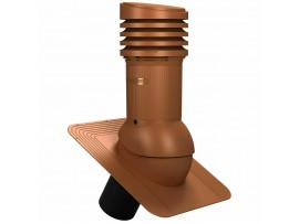 Kominek wentylacyjny z odpływem kondensatu Standard EVO fi125 /H447 E01 - POD POKRYCIE Gont Bitumiczny [WIRPLAST]