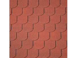 Gont Bitumiczny IKO SUPERGLASS BIBER Tile Red (10)