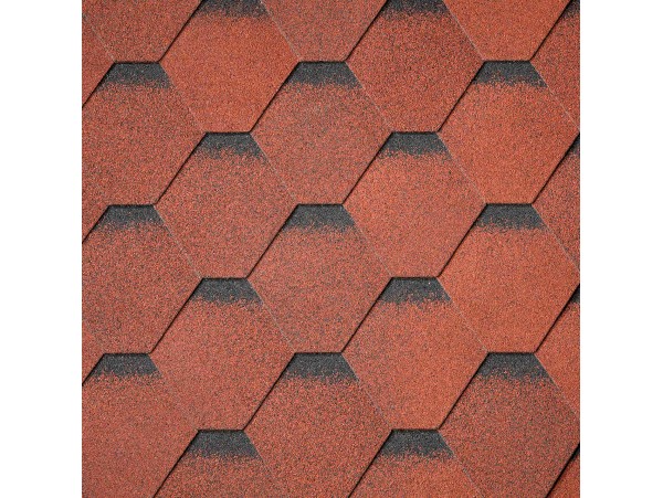 Gont Bitumiczny IKO Superglass Hex -  Tile Red Ultra (20) Gont Bitumiczny IKO Superglass Hex -  Tile Red Ultra (20)