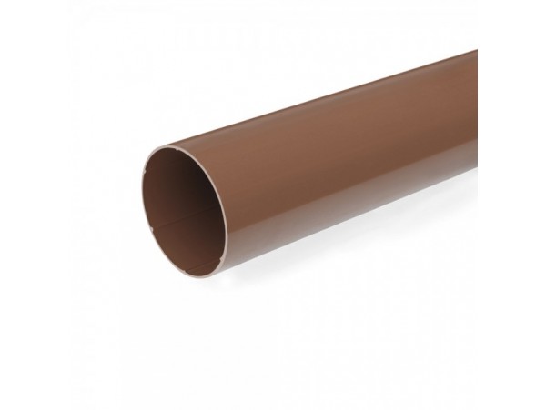 BRYZA Rura spustowa 90mm - Brąz 3m 62-122 BRYZA Rura spustowa 90mm - Brąz 3m 62-122