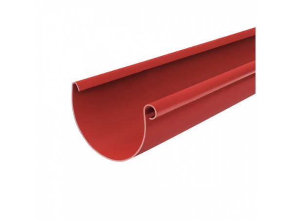 BRYZA Rynna dachowa 100mm - Czerwień 3m 61-013 BRYZA Rynna dachowa 100mm - Czerwień 3m 61-013