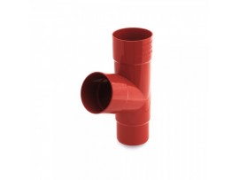 BRYZA Trójnik 110/110/110mm - Czerwień 63-173