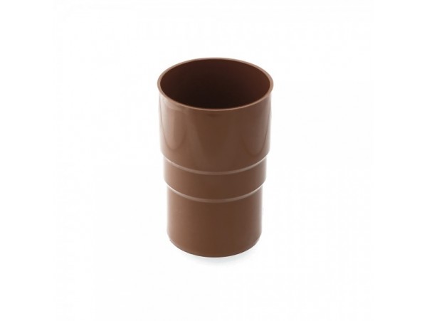 BRYZA Złączka rury spustowej 110mm - Brąz 63-132 BRYZA Złączka rury spustowej 110mm - Brąz 63-132