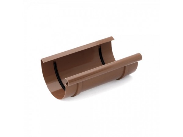 BRYZA Złączka rynnowa 100mm - Brąz 61-032 BRYZA Złączka rynnowa 100mm - Brąz 61-032