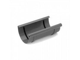 BRYZA Złączka Rynnowa 75mm - Grafit 60-034