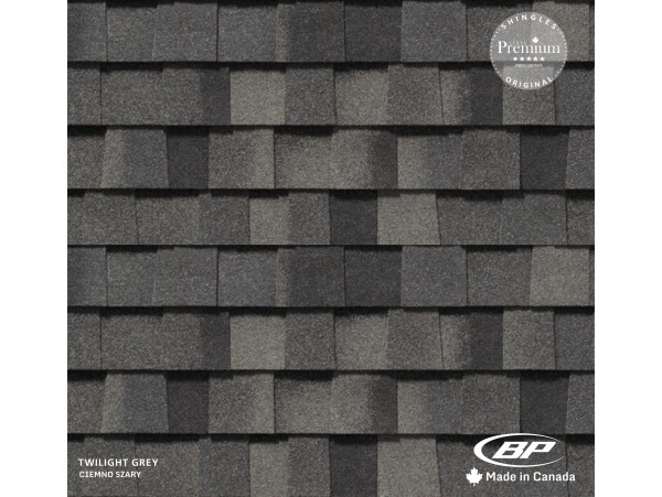 Gont Bitumiczny BP EVEREST 42 HD - Twilight Grey CIEMNO SZARY Gont Bitumiczny BP EVEREST 42 HD - Twilight Grey CIEMNO SZARY